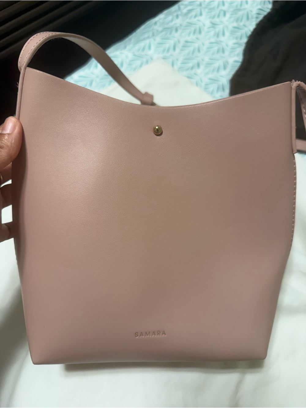 Samara Dusty Pink Crossbody Shoulder Bag